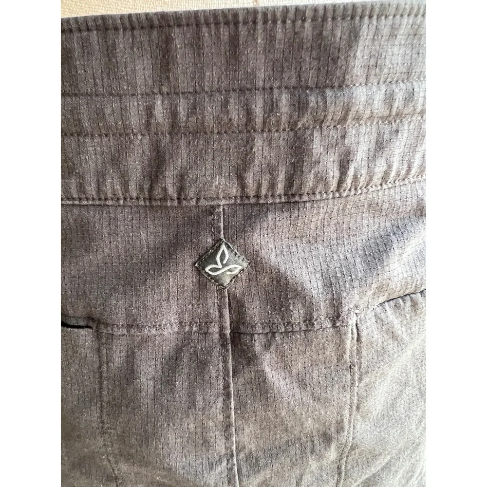 Prana Halle Skort Womens 8 Black Ripstop Hiking Golf Athletic Skirt Shorts